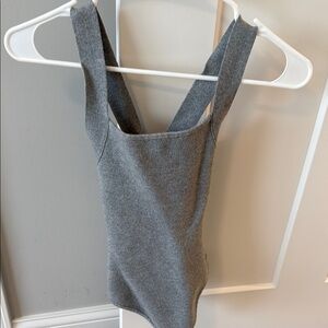 Abercrombie & Fitch Gray Bodysuit One Piece